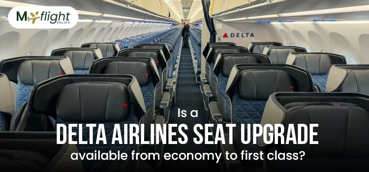 Is a Delta Airlines seat upgrade available from economy to first class